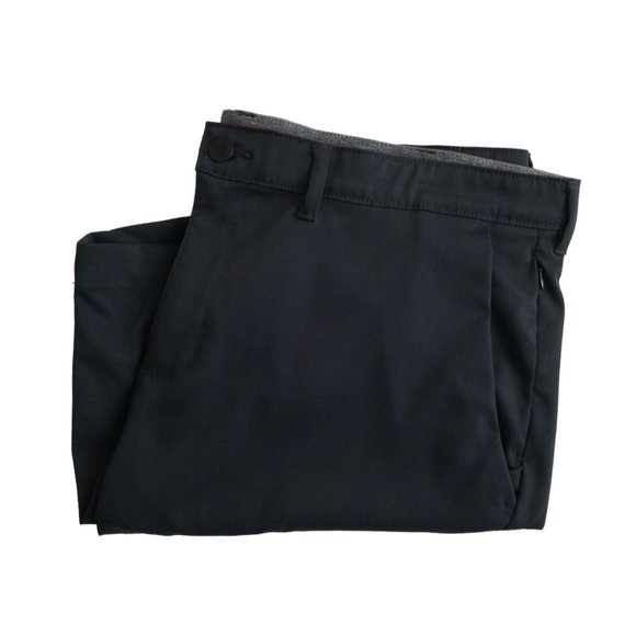 Men's Jachs New York Flat Front Comfort Waist Stretch Performance Black Shorts - Picture 6 of 14